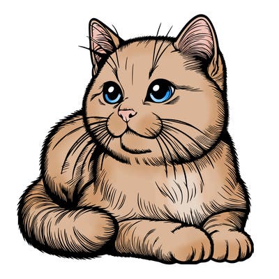 realistic cat