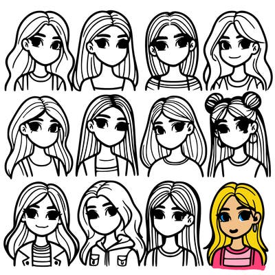 10 teen age girls