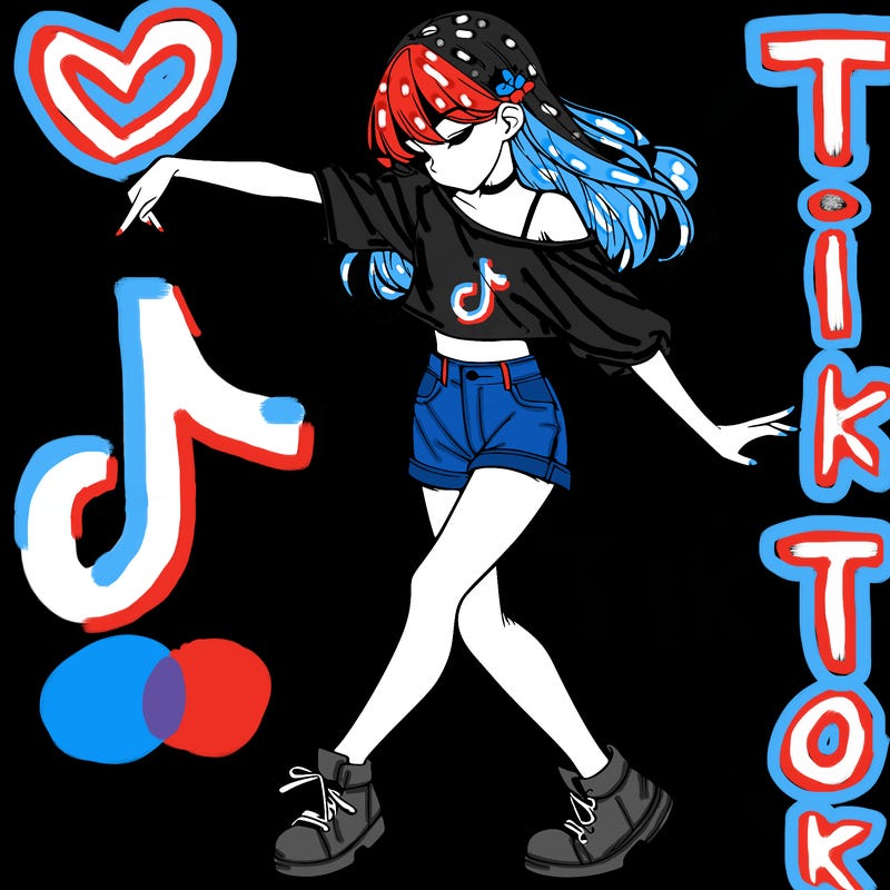 realistic girl danceing