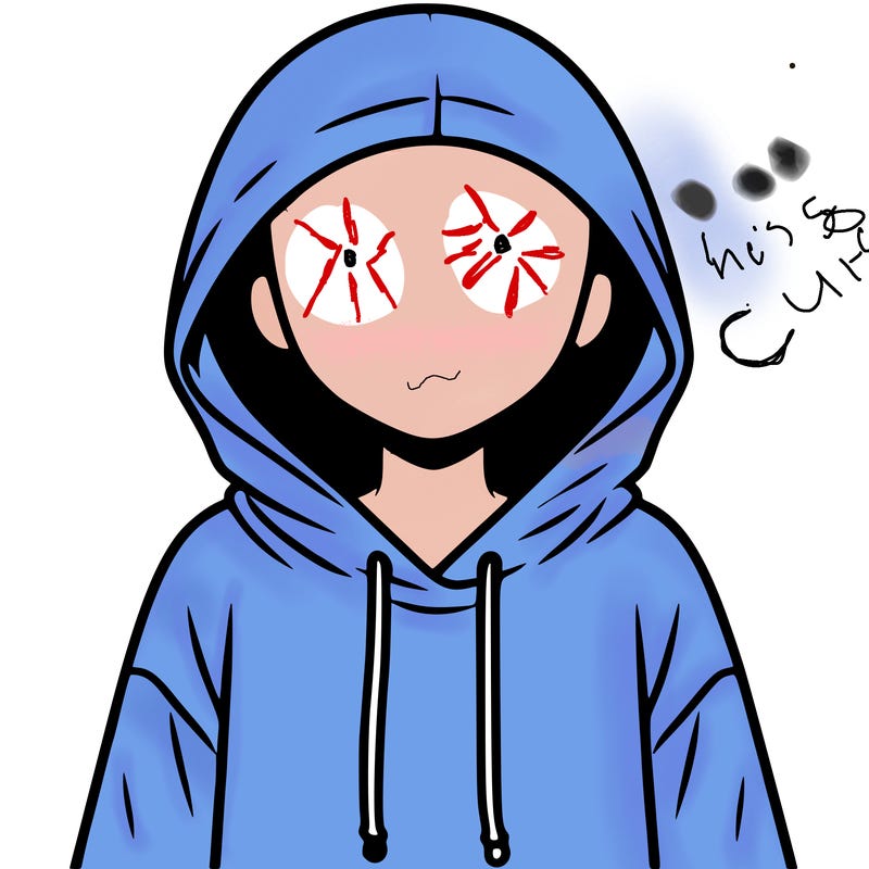 faceless girl in hoodie