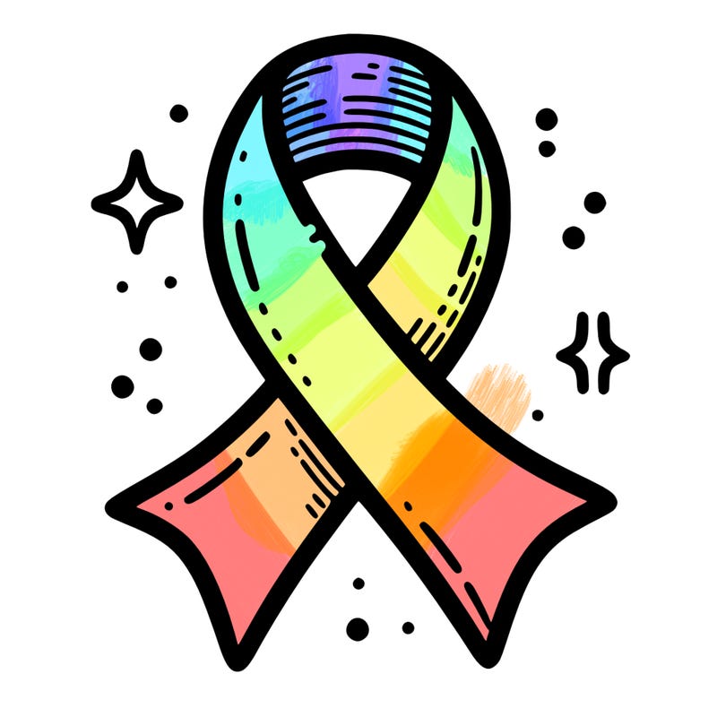 ribbon symbol of national breast cancer awareness month