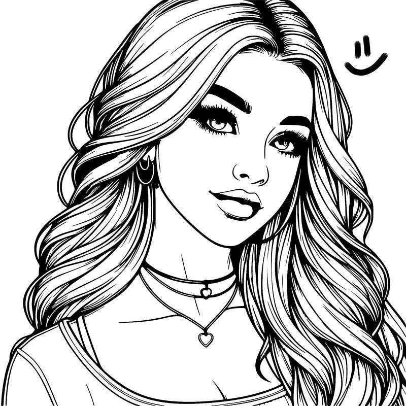 detailed realistic girl