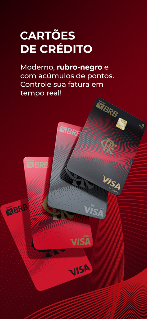Flamengo branded Visa credit cards from BRB bank