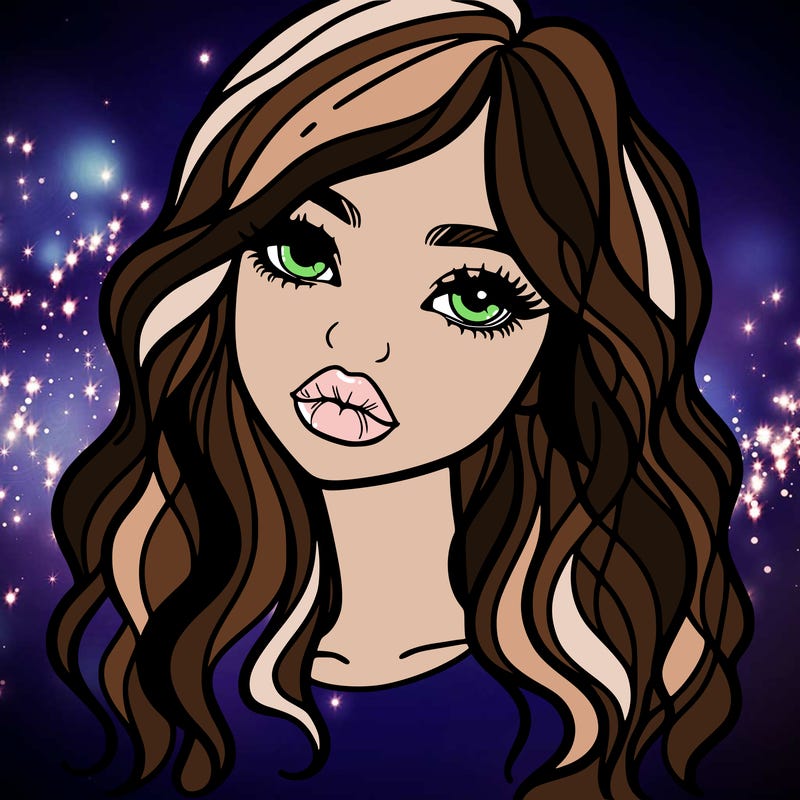 girl with lips