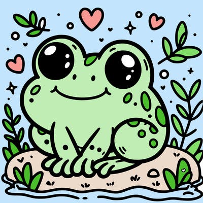 cute frog