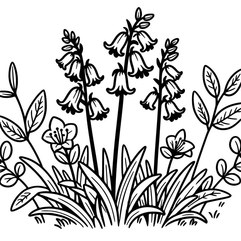 english bluebell flower