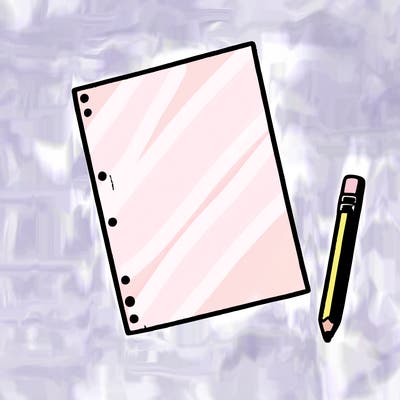 a blank paper