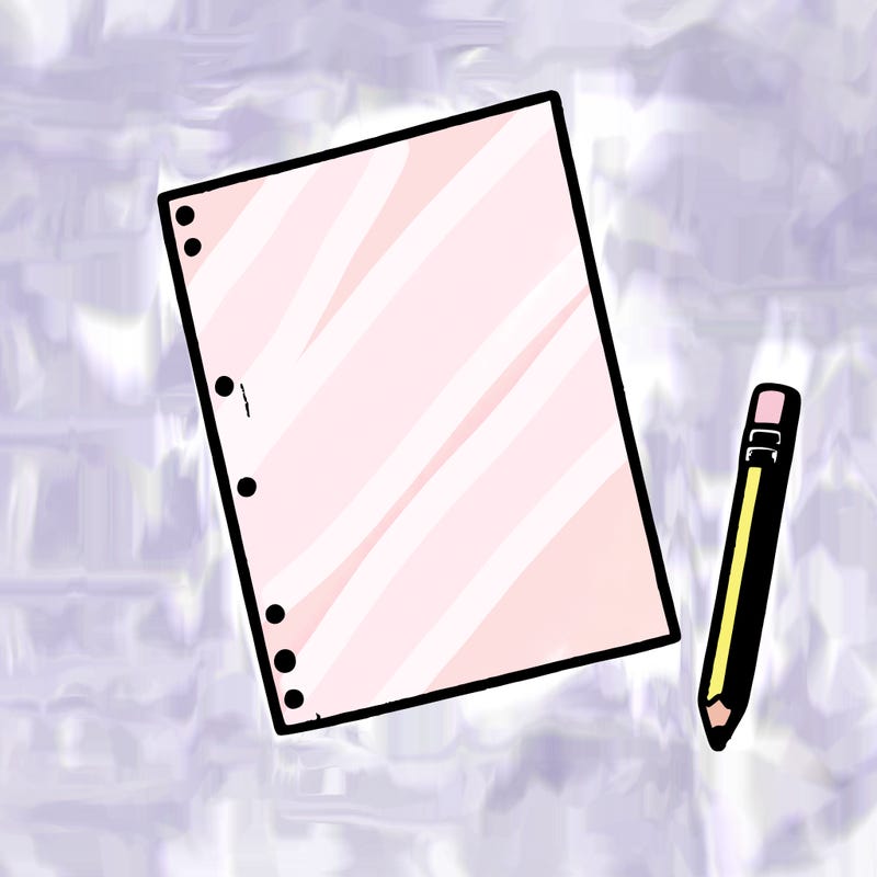 a blank paper