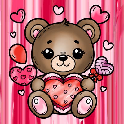teddy bear for valentine’s day