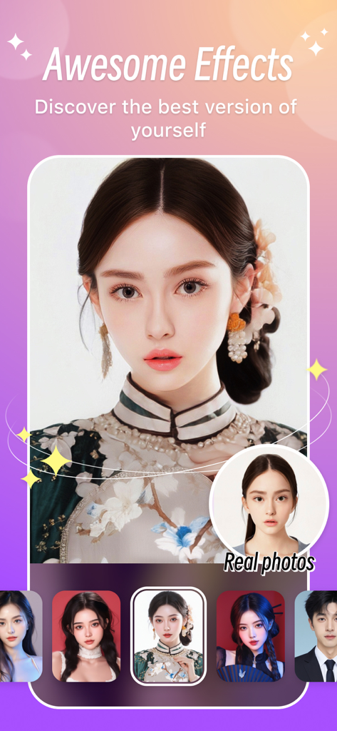 Clean Easily-Storage Cleaner - A showcase of the apps AI photo enhancement and charging wallpaper effects for iPhone.