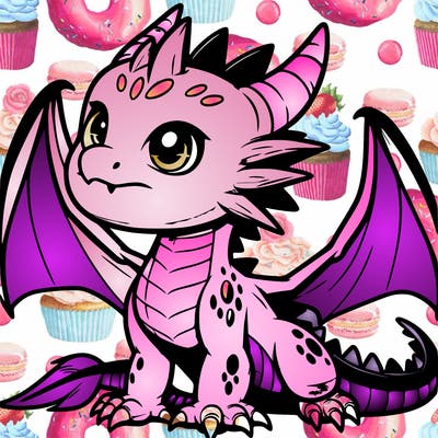 fierce baby night dragon