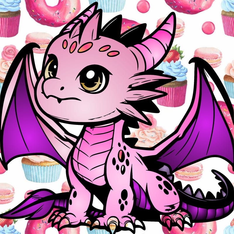 fierce baby night dragon