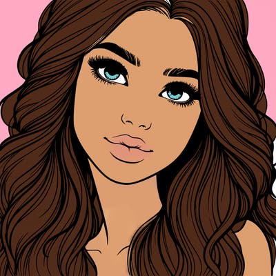 beautiful realistic girl