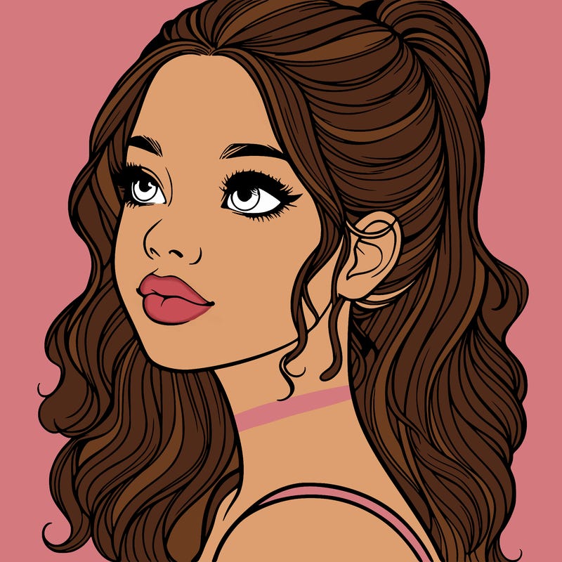 beautiful realistic girl