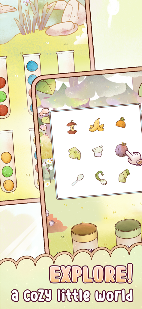 My Cozy Life - Una collezione di rilassanti minigiochi e puzzle di smistamento nell'app My Cozy Life