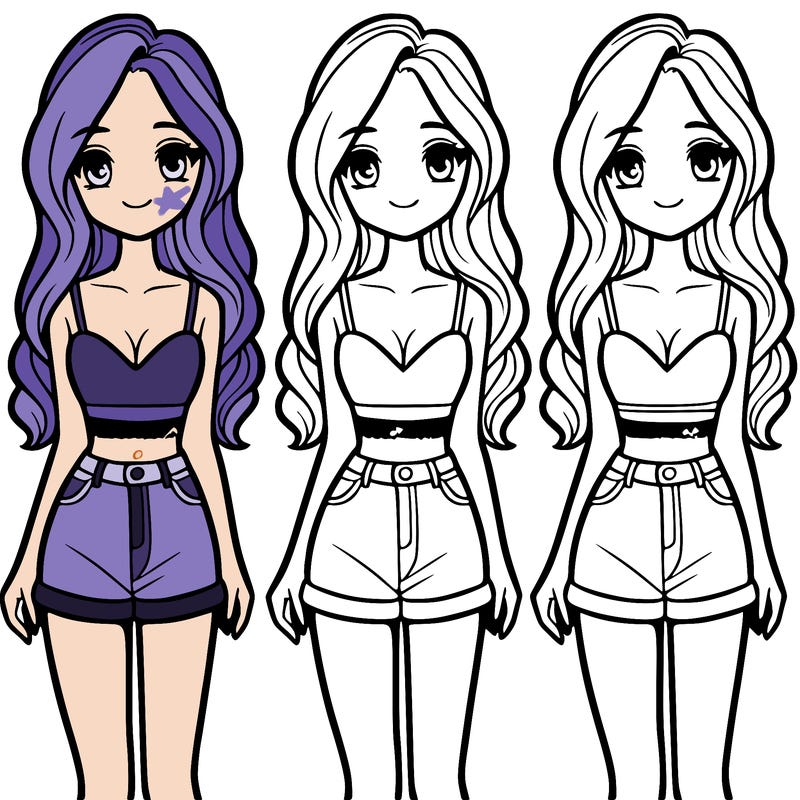 girl in a cute crop top