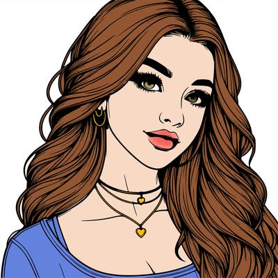 detailed realistic girl