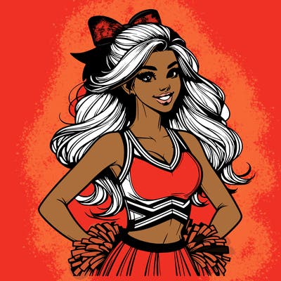 realistic cheerleader