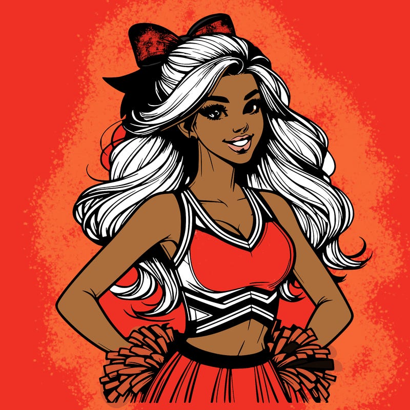 realistic cheerleader
