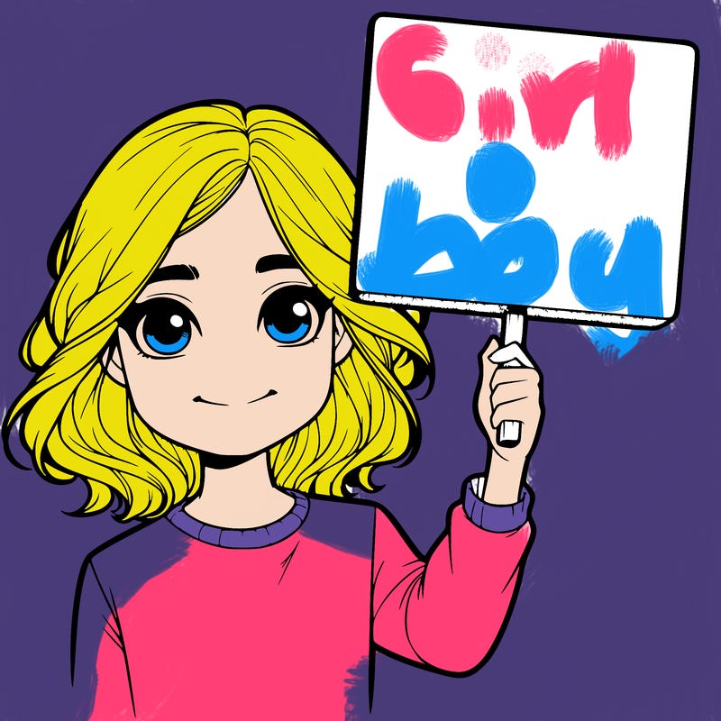 realistic girl holding up a sign