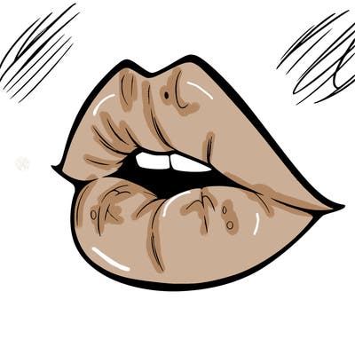 anime lips