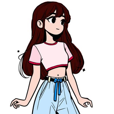 girl in a cute crop top