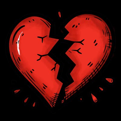 a broken heart