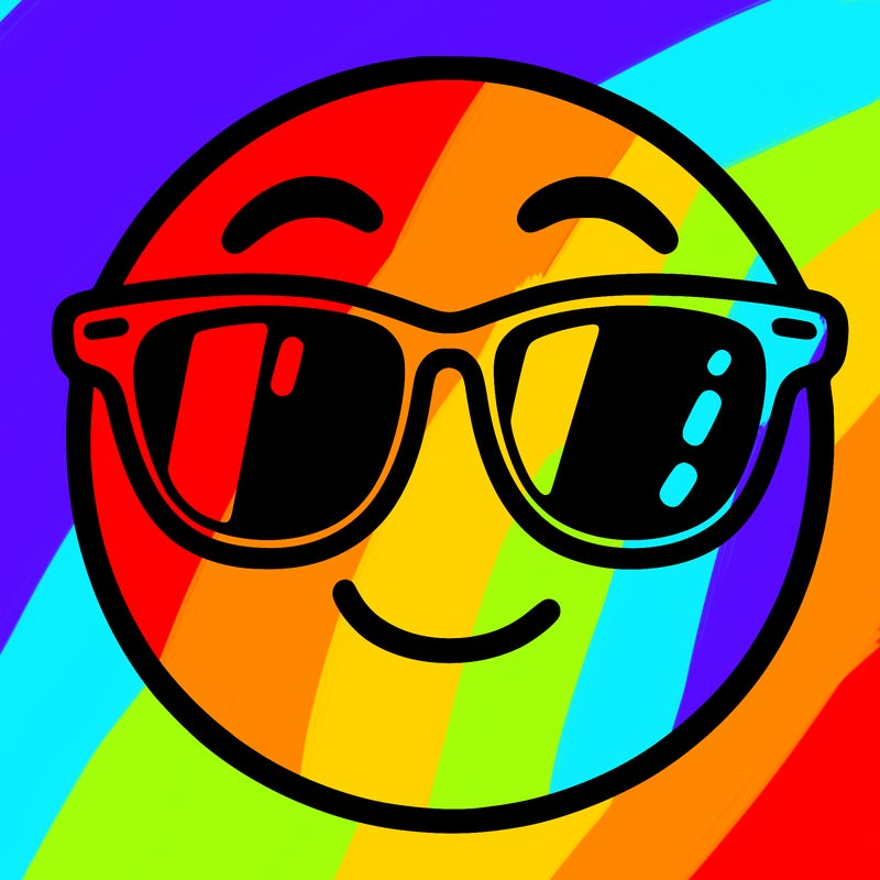 emoji with sunglasses