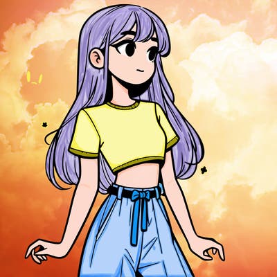 girl in a cute crop top