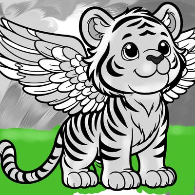 winged tiger