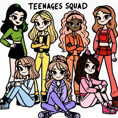 teenage girls squad