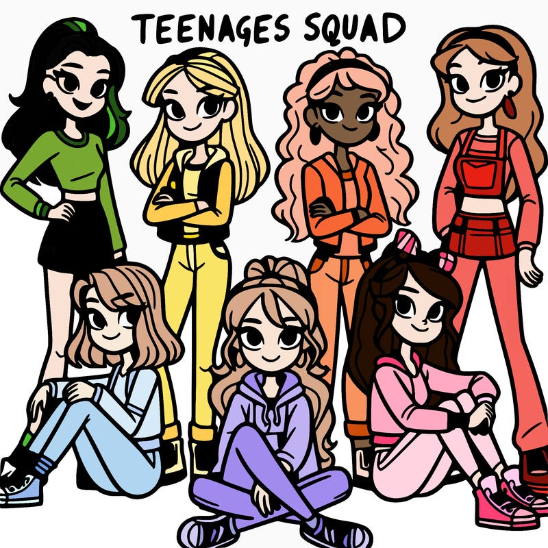 teenage girls squad