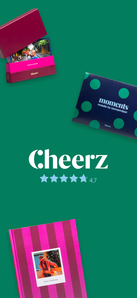 CHEERZ - Photo Printing - Cheerzフォトプリントアプリは、4.7つ星評価のおしゃれなフォトブックやボックスを多数紹介しています。
