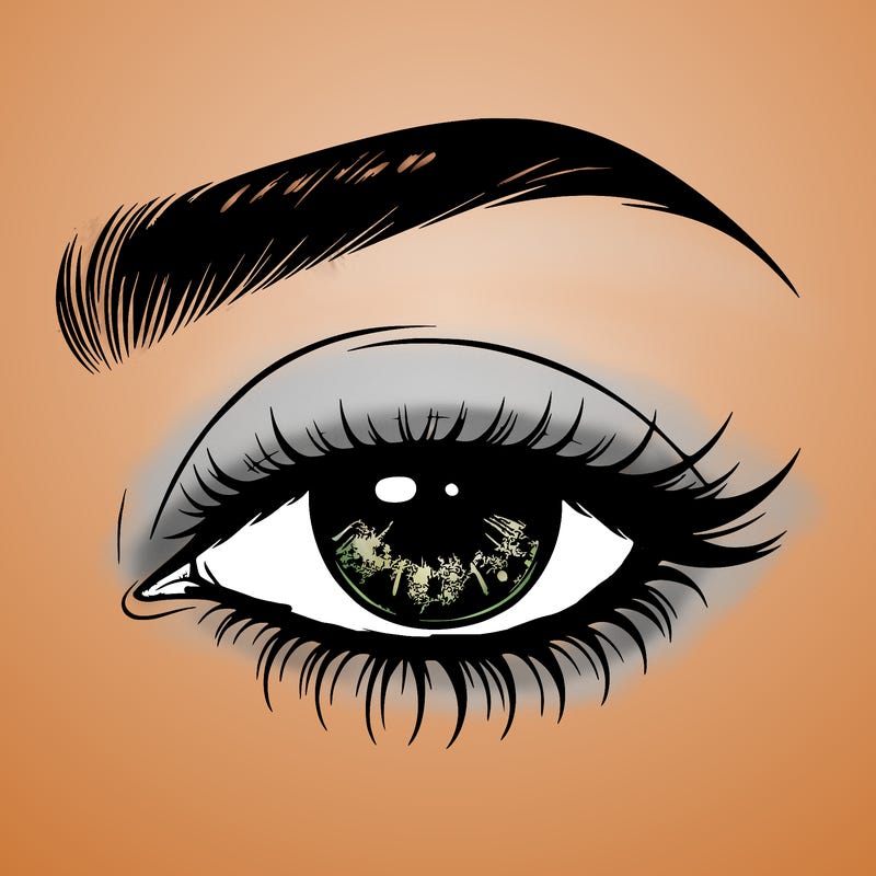 eye closed realistic