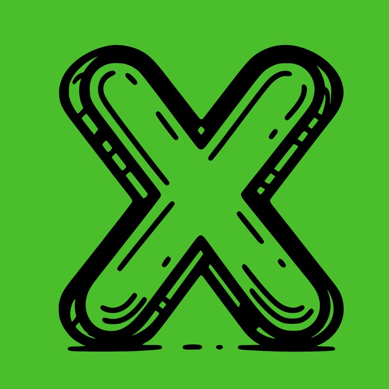 x logo