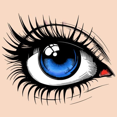 realistic eye