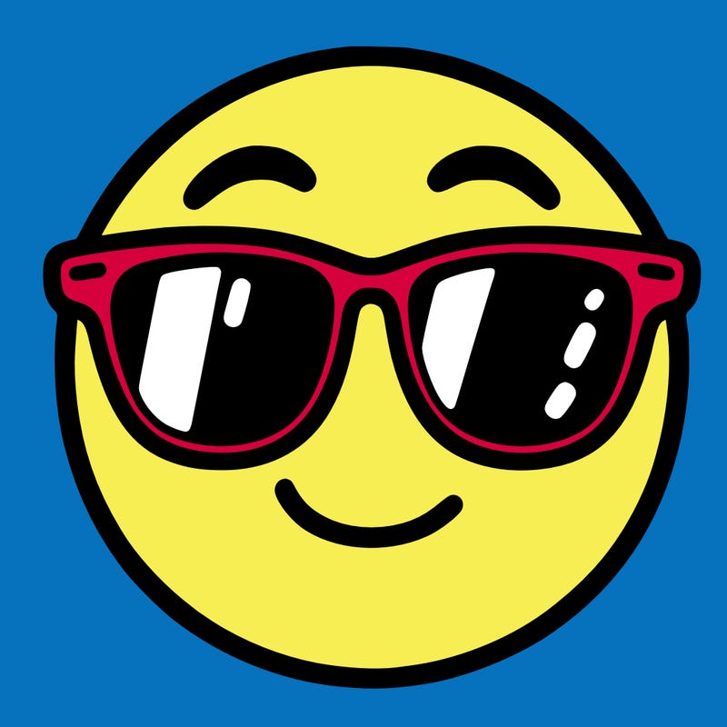 emoji with sunglasses