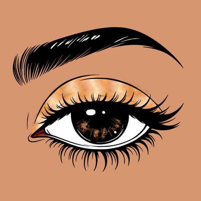 eye closed realistic
