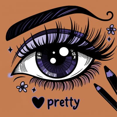 pretty eye