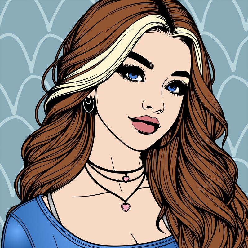 detailed realistic girl