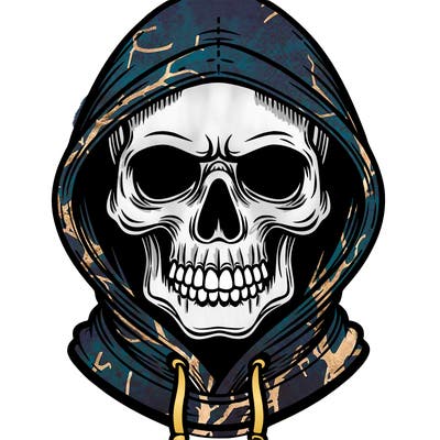 skull hoodie