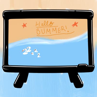 blank board