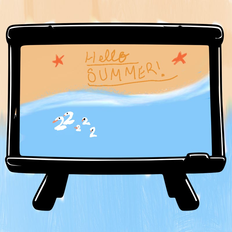 blank board