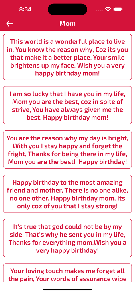 Birthday Wishes & Cards - Sélection de vœux et de citations d'anniversaire sentimentaux pour maman
