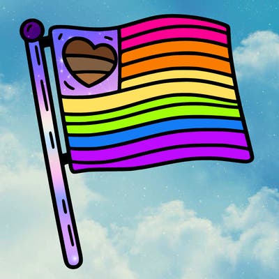 pride flag for pride month