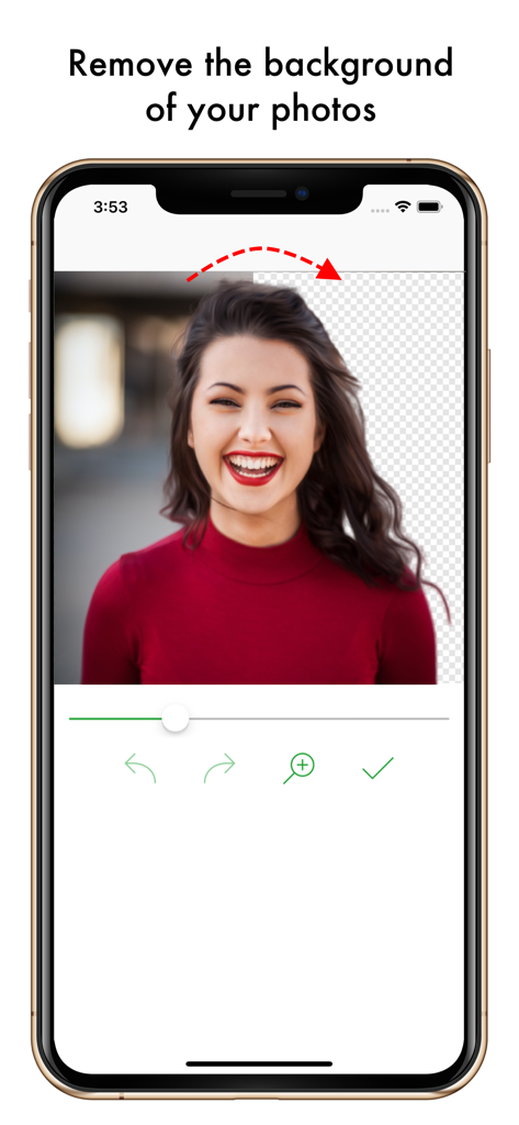 Top Sticker Maker - WaSticker - A smartphone showing the background removal feature for creating custom stickers from photos