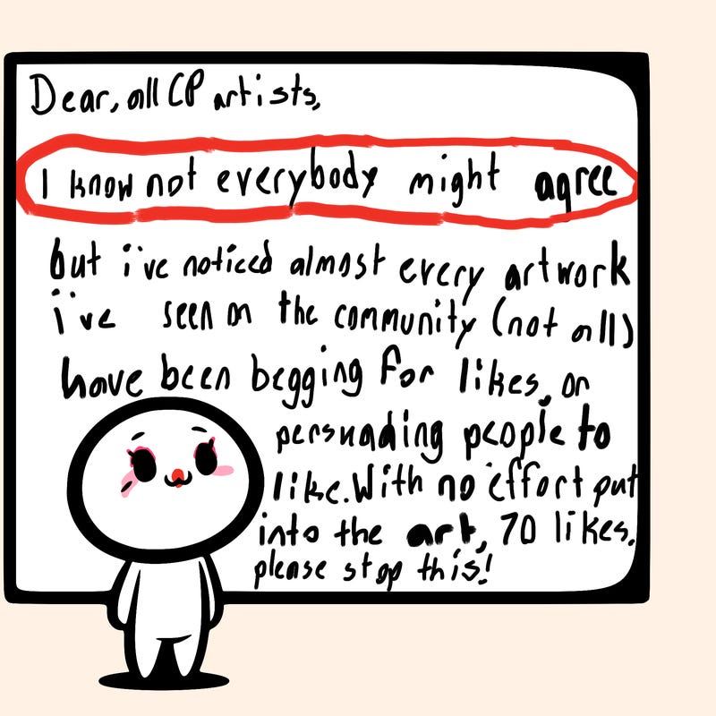 absolutely nothing just blankness