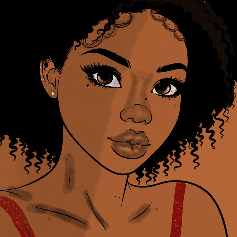 realistic black girl