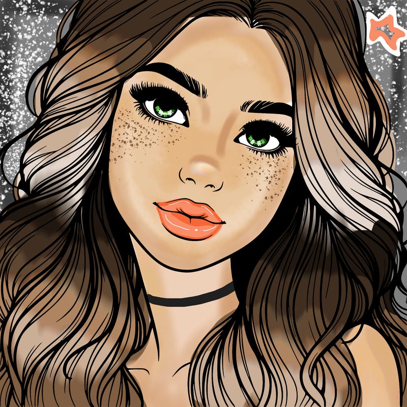 beautiful realistic girl