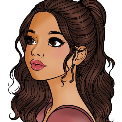 beautiful realistic girl